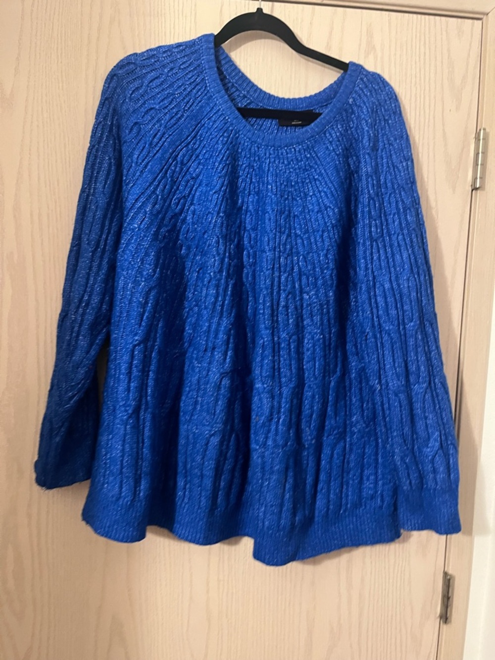 Lane Bryant Royal Blue Cable Knit Women’s Sweater